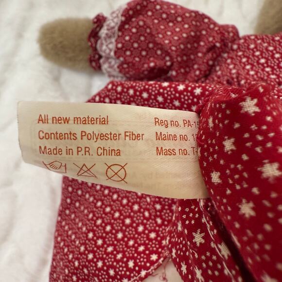 Vintage Anna Club Plush Bunny Rabbit 18 '' The Leather Tag Line - Picture 11 of 16